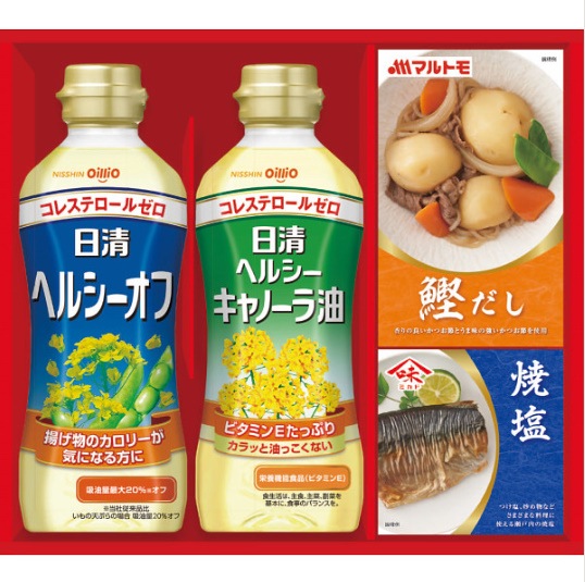 ◆日清ヘルシーオイル＆バラエティ調味料ギフト<br>当日発送可能商品です