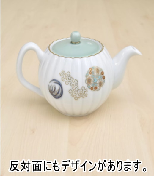 香蘭社<br>【金ミル花丸紋】茶器セット