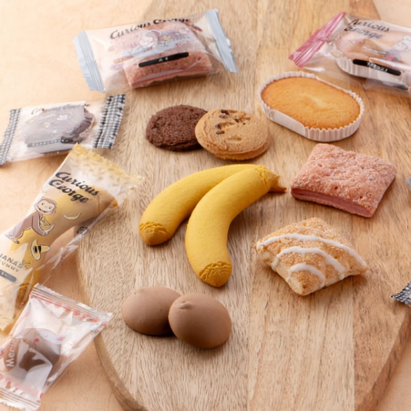 おさるのジョージ<br>バナナクッキーセット6本