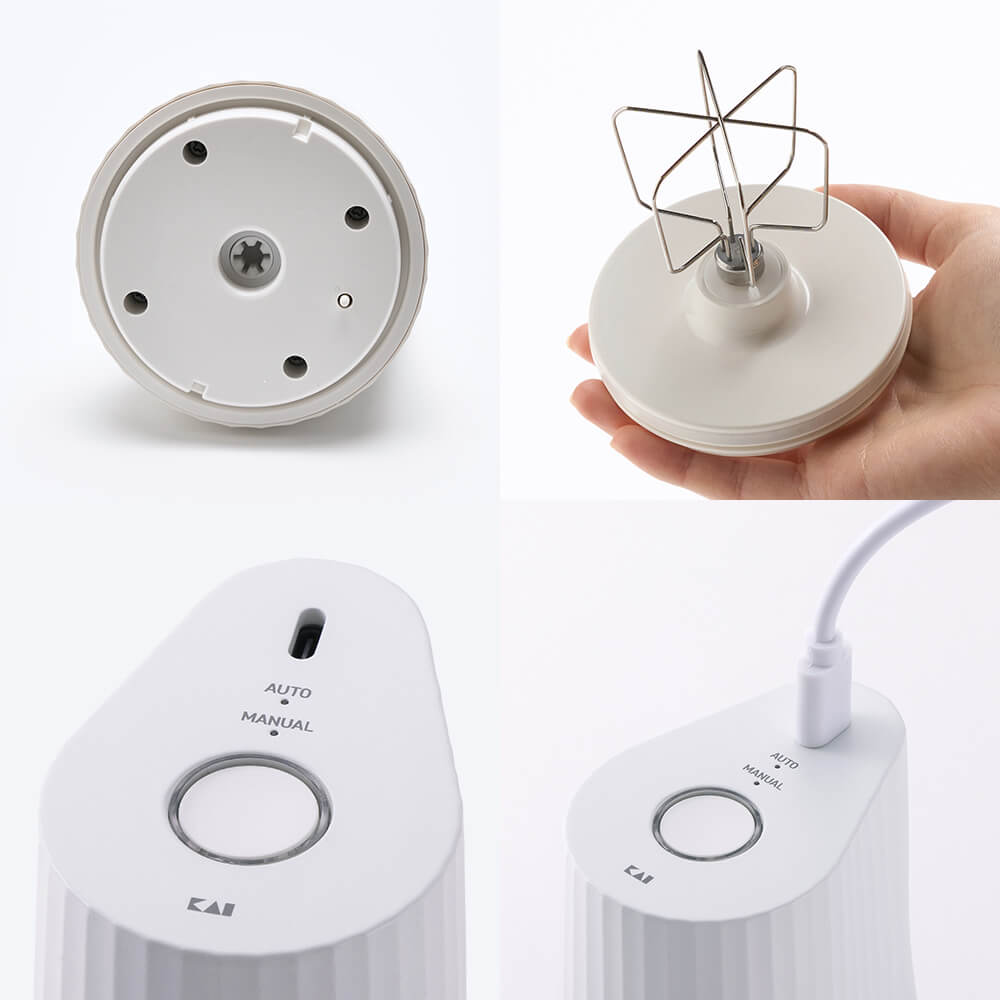 貝印 KAI 「自動生クリームホイッパー」 生クリッチ 送料無料! ※当日発送商品です