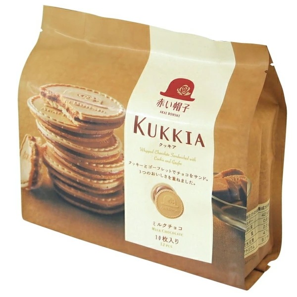 赤い帽子 クッキア ミルクチョコ 1種10枚入