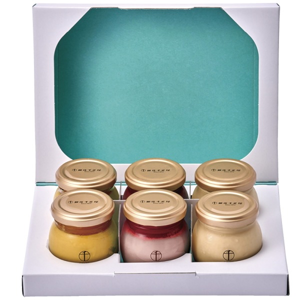 送料無料！銀座千疋屋<br>銀座プリン詰合せ6個※産地直送商品の為、発送までに７日～10日ほど頂きます。