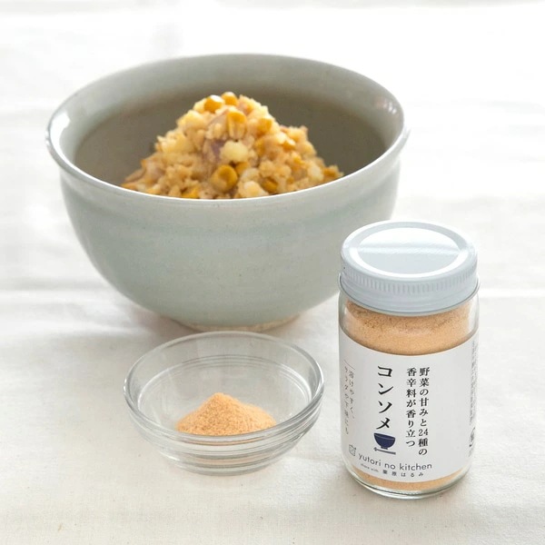 <b>料理評論家栗原はるみ監修</b><br>ゆとりのキッチン<br>調味料&ワイドふきんセット