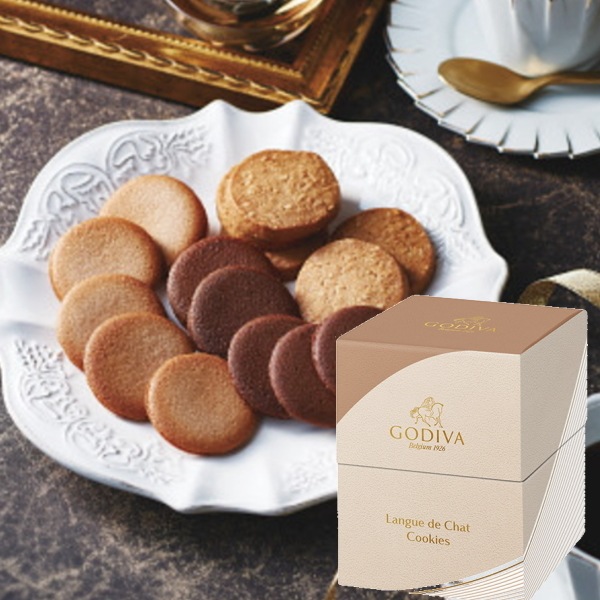 GODIVA-ゴディバ- ミルクチョコレート ラングドシャクッキー5枚<br>