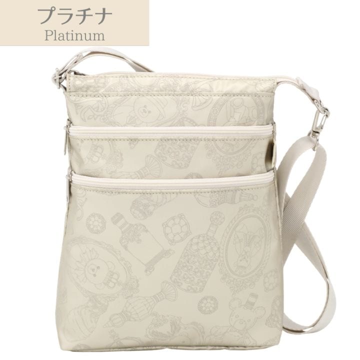 トレゾールモノ WファスナーポシェットS｜500mlのペットボトル