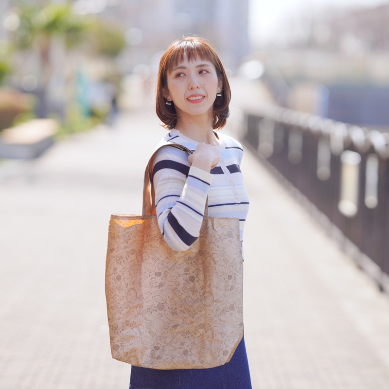 ねこ柄のエコバッグ 和みねこ マイバッグ 容量１８リットル ヤマト屋 公式通販サイト 容量１８リットルで耐荷重４０ｋｇのエコバッグ