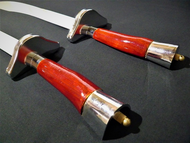 双刀 伝統拳／演武用／良い音／少林寺／短器械 | 器械,双器械