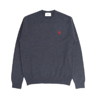 Ami Paris  KNIT HKS001.001 HEATHER GREY