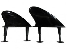 スマイルオンサーフ ソフトボード専用フィン＆プラグ(フィン1個＋プラグ2個）