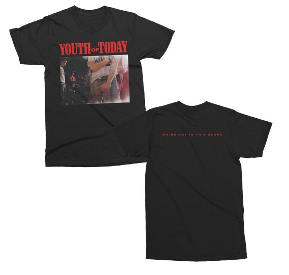 Youth Of Today /ユース・オブ・トゥデイ - We're Not In This Alone T
