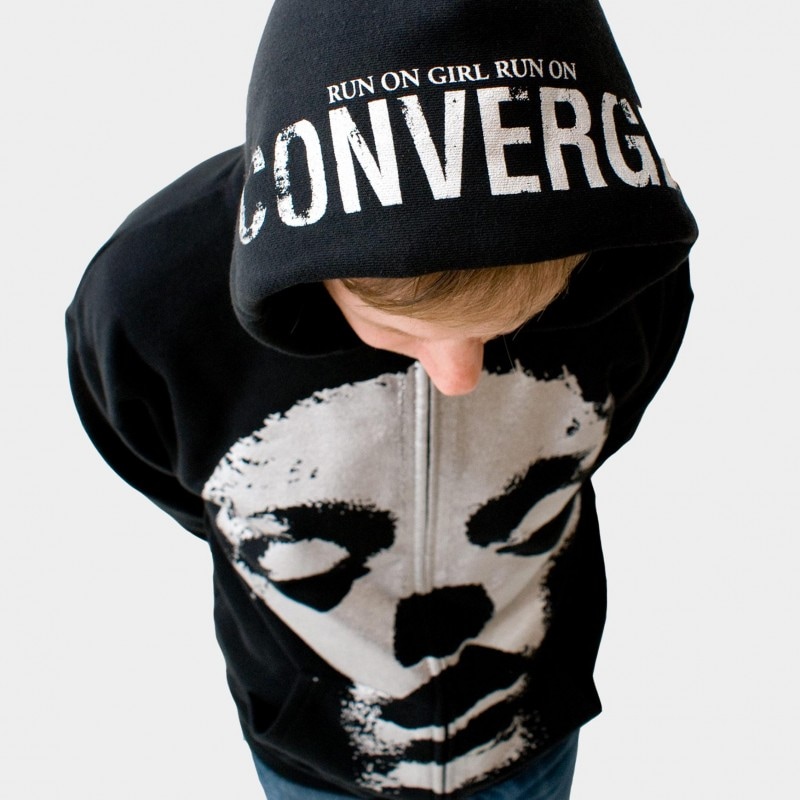 Converge / コンヴァージ - Jane Doe シルバー・ジップアップパーカー