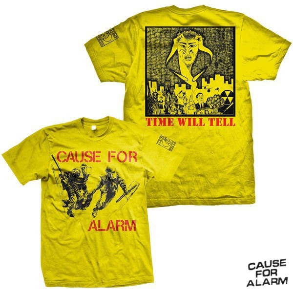 Cause For Alarm / コーズ・フォー・アラーム Police Tシャツ(イエロー) XXXLあり Tシャツ バンドT