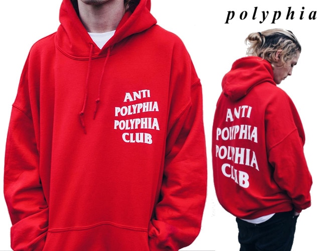 Polyphia/ポリフィア - APPC プルオーバーパーカー(レッド) | アウター