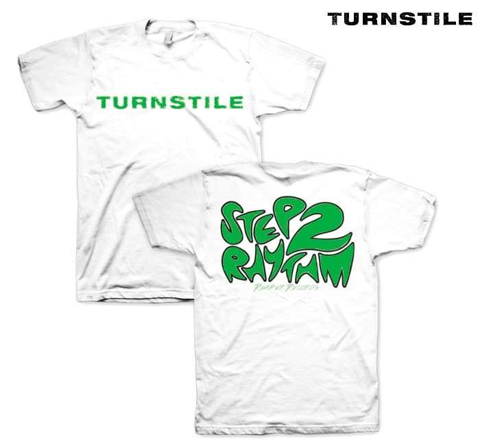 TURNSTILE ターンスタイル Tシャツ ホワイト　Lサイズ　試着のみ TURNSTILE ターンスタイル Tシャツ ホワイト Lサイズ 試着のみ