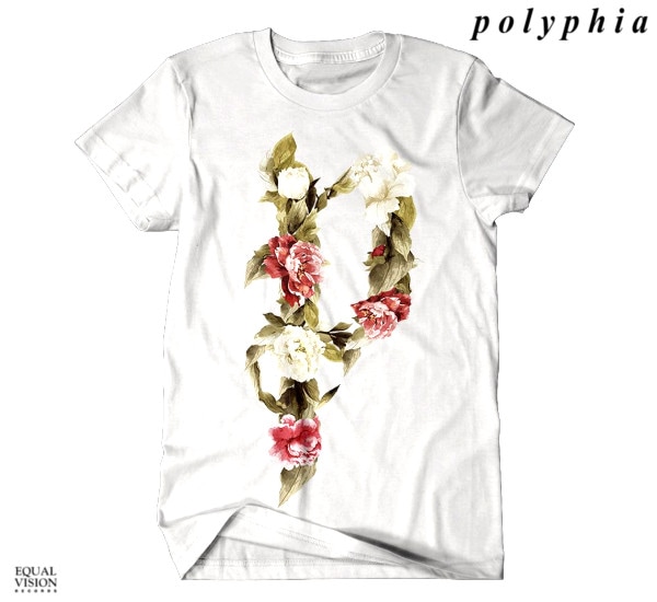 Polyphia/�ݥ�ե��� - Floral Muse T�����(�ۥ磻��)