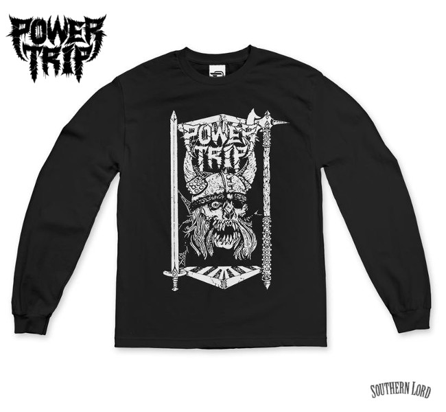 Power Trip /パワートリップ - Viking Skull ロングスリーブ・長袖