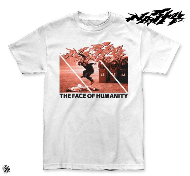 Nasty/ナスティー - Face Of Humanity Tシャツ（ホワイト）4XLあり