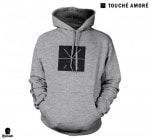 Touche Amore/トゥーシェイ・アモーレ - Block Logo プルオーバーパーカー(グレー)
