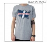 Jimmy Eat Wrld /ジミー・イート・ワールド - Across Tシャツ (グレー)