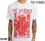 Pig Destroyer /ピッグ・デストロイヤー - King Of Clubs Tシャツ(ホワイト)