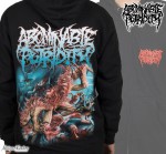 Abominable Putridity / アボミナブル・ピュトリディティ - Inhuman Abomination ジップアップパーカー(ブラック)