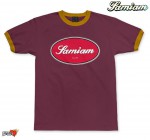 Samiam / サマイアム - Oval リンガーTシャツ(マルーン)