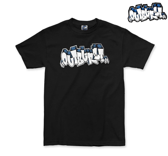 Outburst / アウトバースト - Bubble Logo Tシャツ(ブラック) 4XLあり