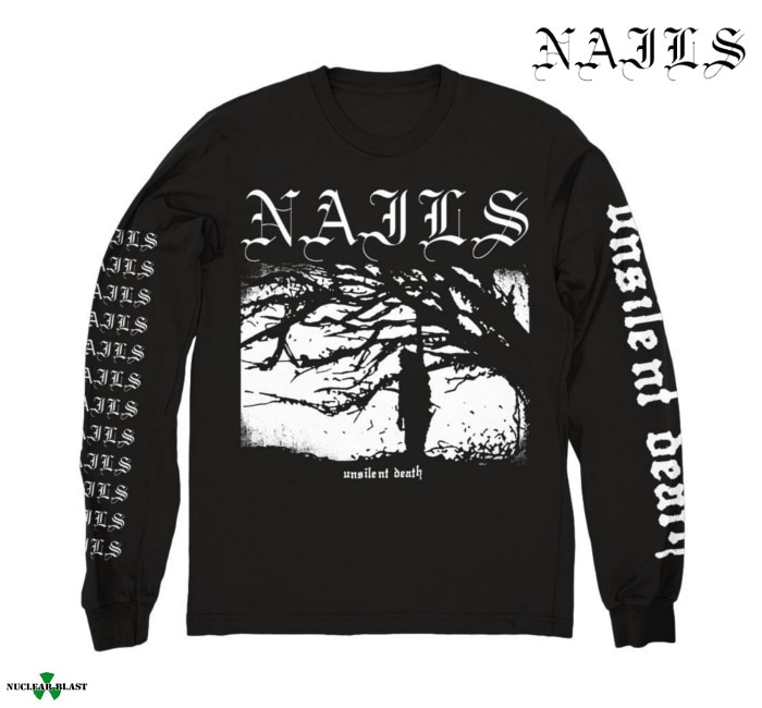 90s ネイルボム NAILBOMB 長袖Tシャツ ロンT　バンドTシャツ NAILBOMB ネイルボム Tシャツ サイズL - メルカリ