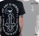 Thy Art Is Murder / ザイ・アート・イズ・マーダー - Think For Yourself Tシャツ(ブラック)