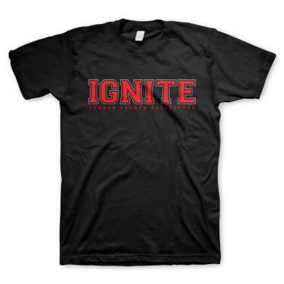 IGNITE Tシャツ IGNITE / イグナイト - Varsity Tシャツ (ブラック) | Tシャツ