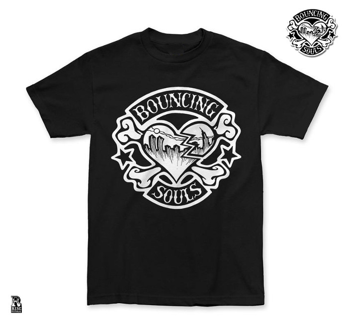 The Bouncing Souls / �Х��󥷥󥰡������륺 - Rocker Heart T�����(�֥�å�)4XL����
