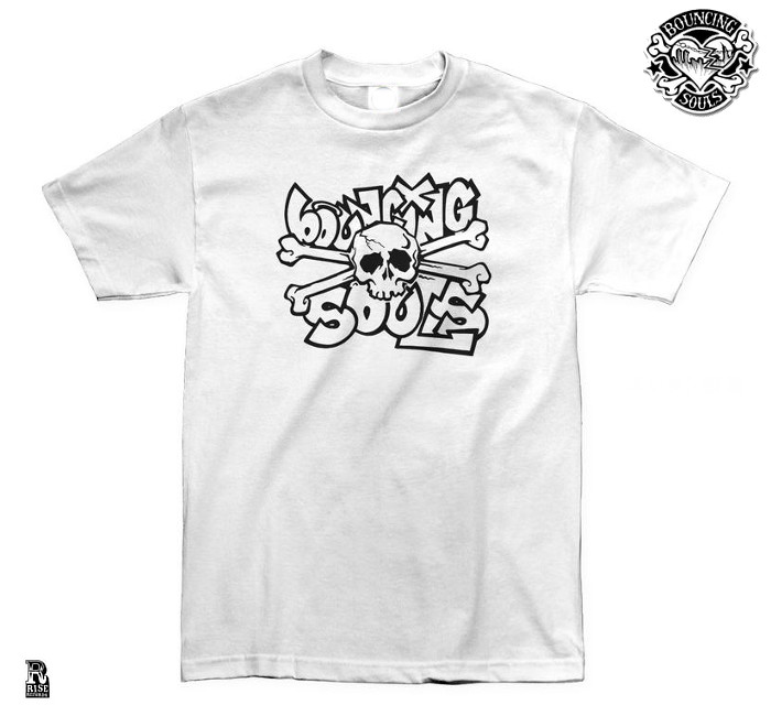 The Bouncing Souls / �Х��󥷥󥰡������륺 - Skull And Crossbones T�����(�ۥ磻��)4XL����