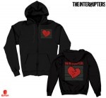 The Interrupters / ジ・インタラプターズ - Broken Heart ジップアップパーカー(ブラック)