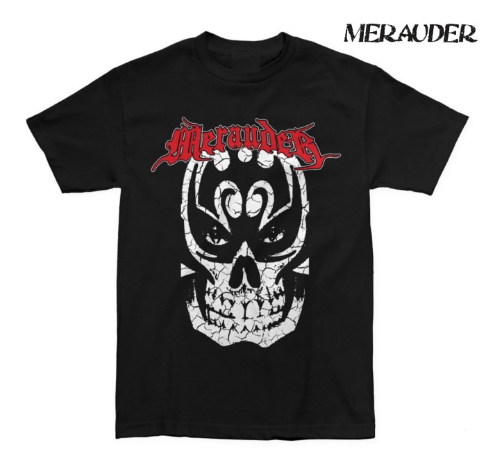 Merauder スカル Tシャツ XXL 黒　nyhc 0000000179252_DIaVkkI.jpg