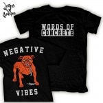 Words of Concrete / ワーズ・オブ・コンクリート - dog Tシャツ (ブラック)