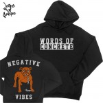 Words of Concrete / ワーズ・オブ・コンクリート - dog プルオーバーパーカー (ブラック)