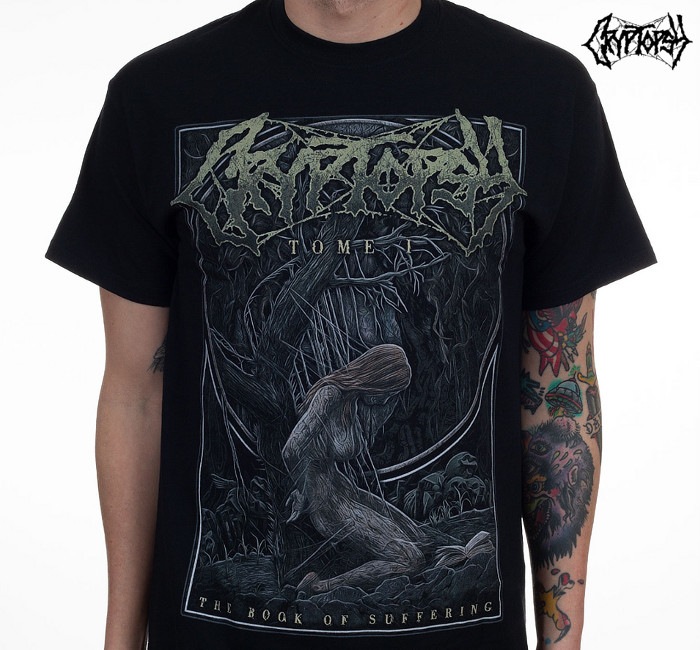 Cryptopsy Tシャツ TOME ブラック Cryptopsy / クリプトプシー - Tome I Tシャツ(ブラック) | Tシャツ