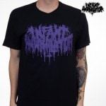 Infant Annihilator / インファント・アナイアレイター - Purple Logo Tシャツ(ブラック)