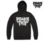 Power Trip /パワートリップ - LOGO プルオーバーパーカー(ブラック)