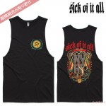 【NY/HC期間限定】Sick of It All / シック・オブ・イット・オール NYHC oF Ages スリーブレスシャツ【5月25日(土曜)夜9時まで】