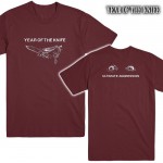 Year Of The Knife / イヤー・オブ・ザ・ナイフ - STAB Tシャツ(マルーン)