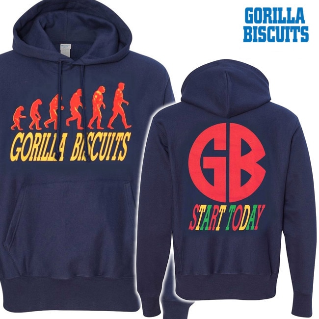 Gorilla Biscuits /ゴリラ・ビスケッツ - Start Today プルオーバー