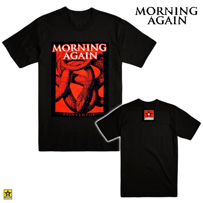 Morning Again &frasl; モーニング・アゲイン - Reinventor Tシャツ(ブラック