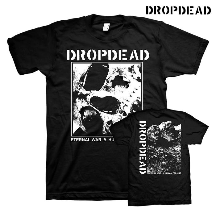 DROPDEAD / ドロップデッド - ETERNAL WAR Tシャツ(ブラック) 6月22日