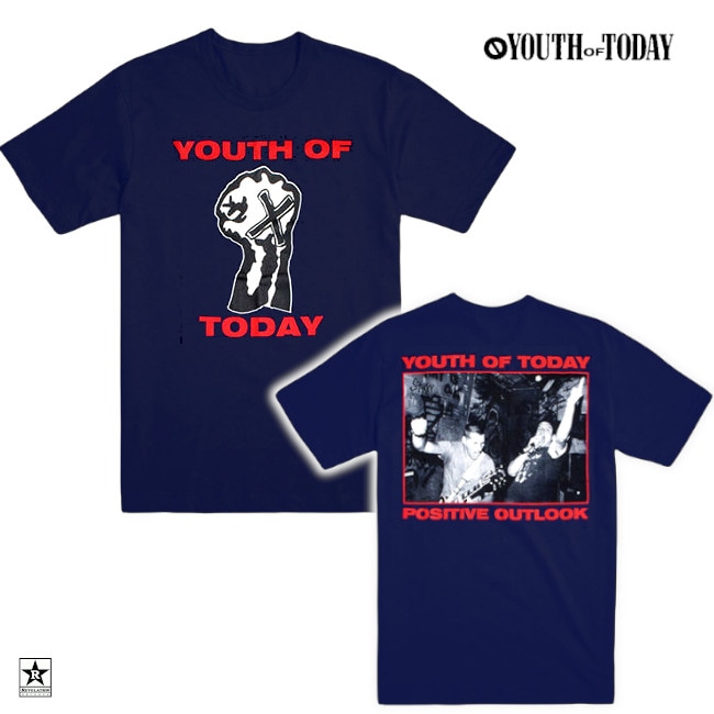 YOUTH OF TODAY CHAMPIONボディ Tシャツ YOUTH OF TODAY ロングスリーブTシャツ WE'RE NOT IN THIS ALONE