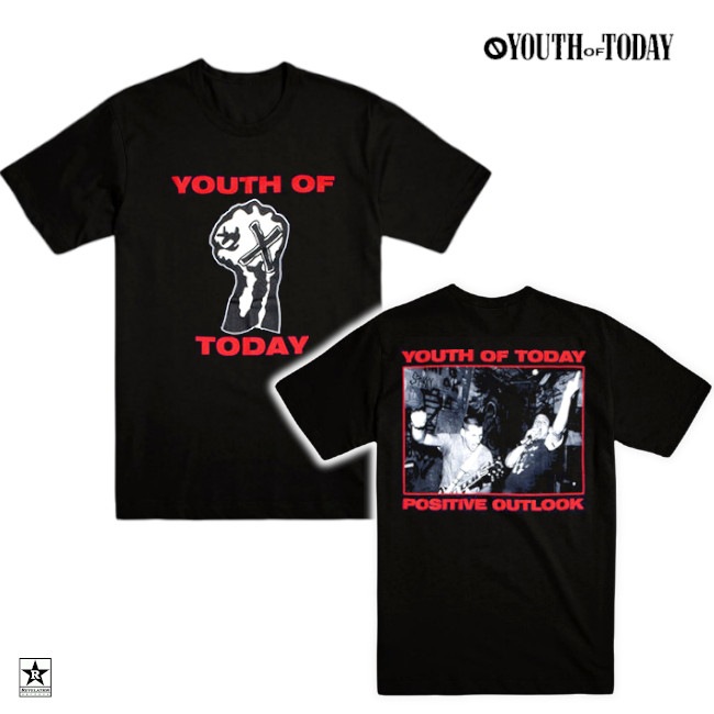 Youth Of Today /�桼�������֡��ȥ��ǥ� - Positive Outlook T�����(�֥�å�)