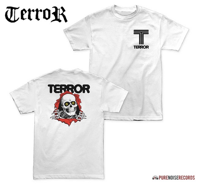 Terror / テラー - Skeleton Tシャツ(ホワイト) | Tシャツ | バンドT