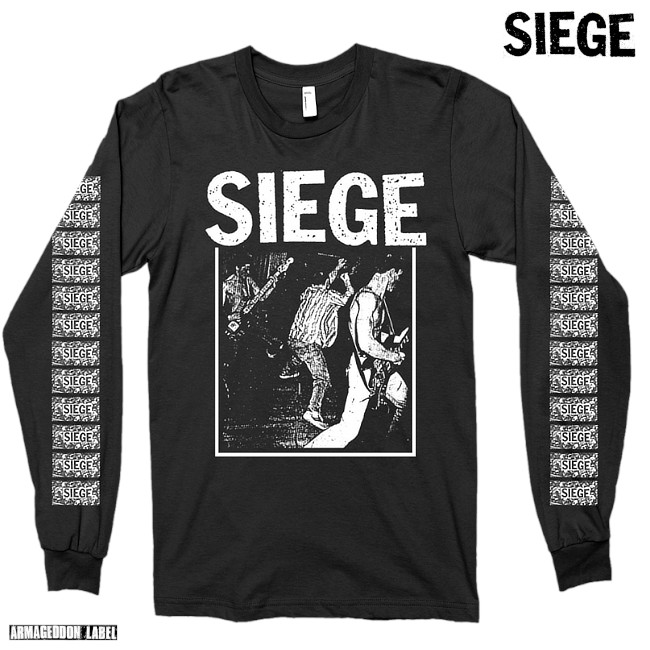 期間限定】Siege / シージ - LIVE ロングスリーブ・Tシャツ