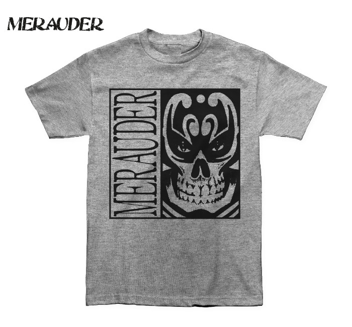 Merauder /メラウダー - Skull Tシャツ(グレー) | Tシャツ
