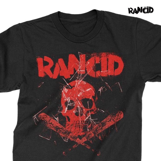 RANCID / ランシド - Bats Red Tシャツ (ブラック) | Tシャツ